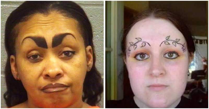 24 Unbelievable Eyebrow Fails: When Beauty Goes Hilariously Wrong