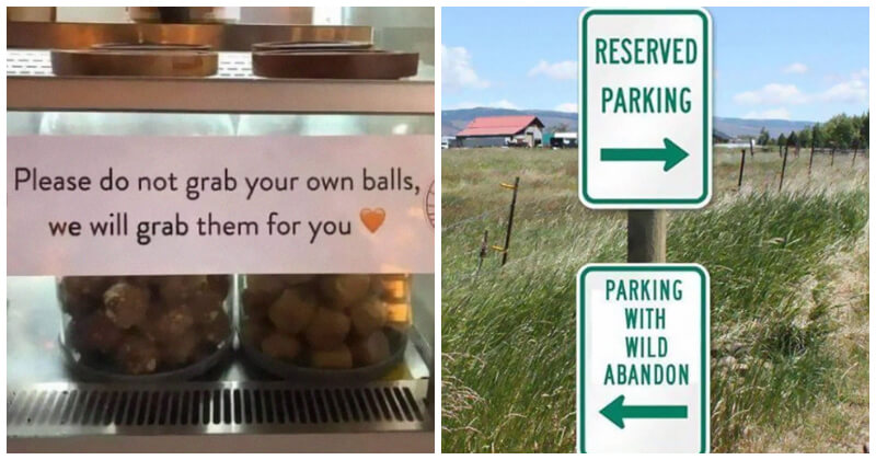 18 Most Absurd Signs Spotted Around The World