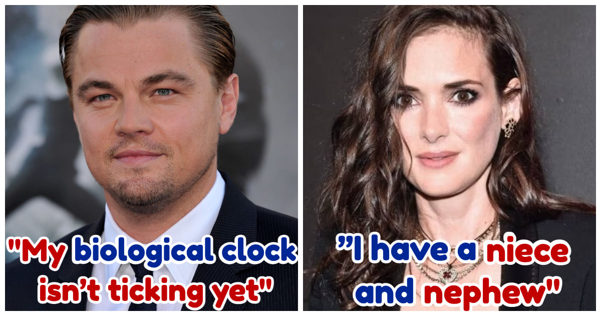 8 Wildest Reasons Stars Chose Not To Have Kids In Their Lives