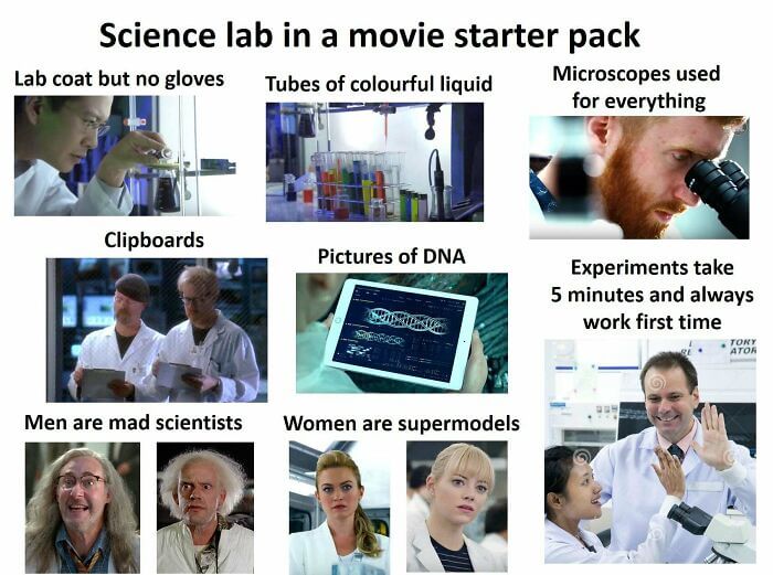 Science Lab In A Movie Starter Pack