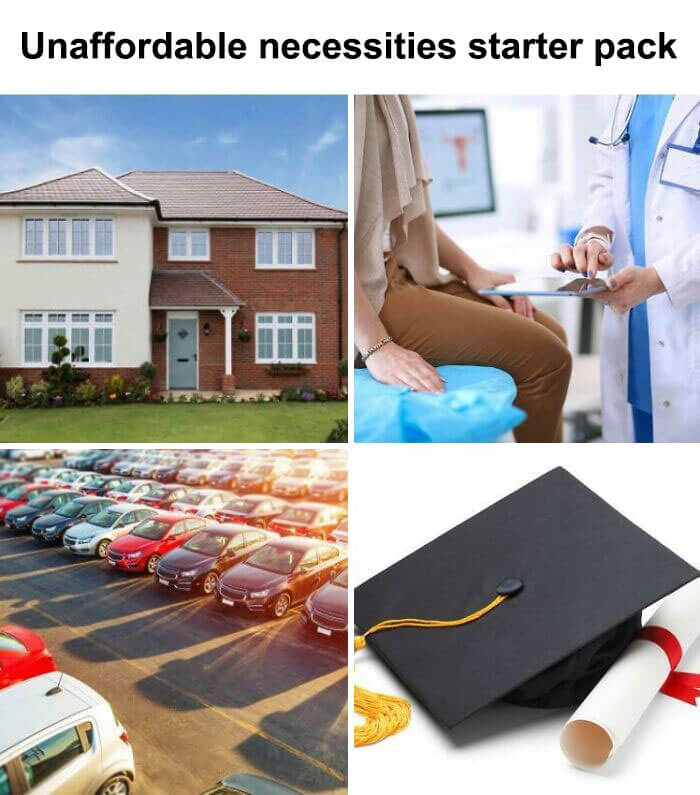Unaffordable In America Starter Pack