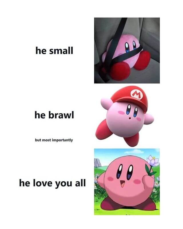 Kirby aka the ultimate Cancer icon.