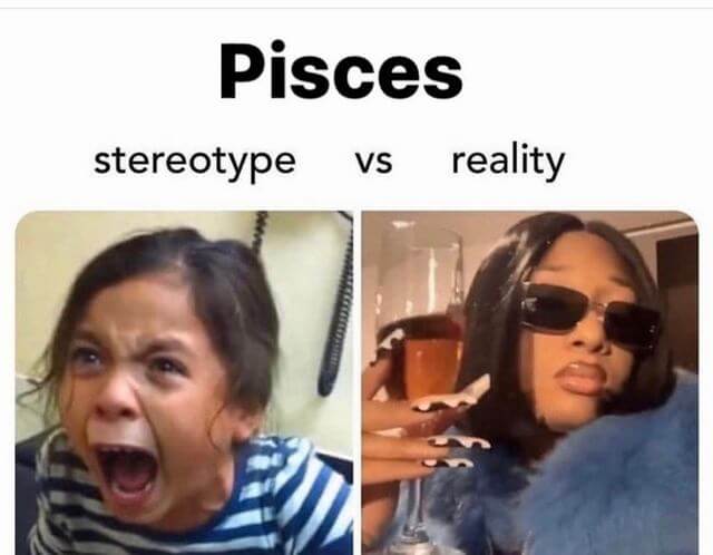 personality pisces memes