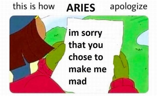 Funny Aries Memes