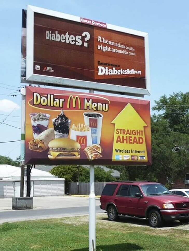bad advertising placement