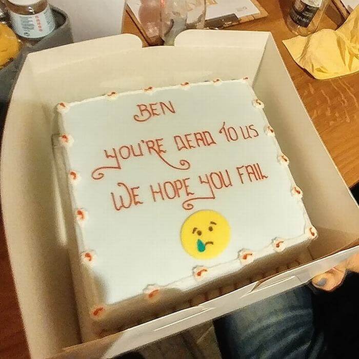 15 Funny farewell cake for colleague