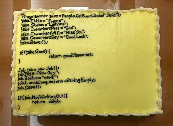 15 Funny farewell cake for colleague