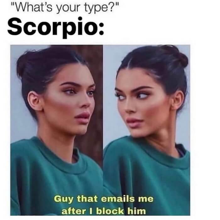 scorpio woman memes