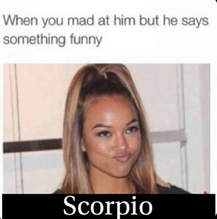 scorpio memes funny