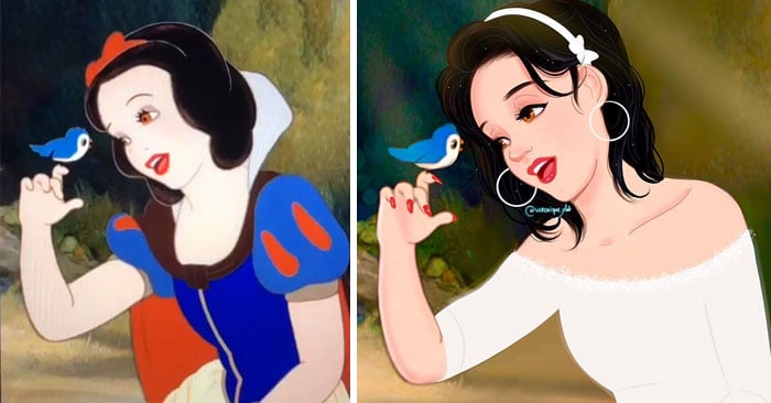 28 Disney Characters Modern