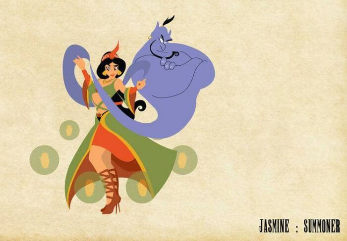 Artist Redesigns Disney Princesses As Powerful RPG Characters