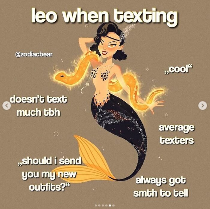 leo man texting habits