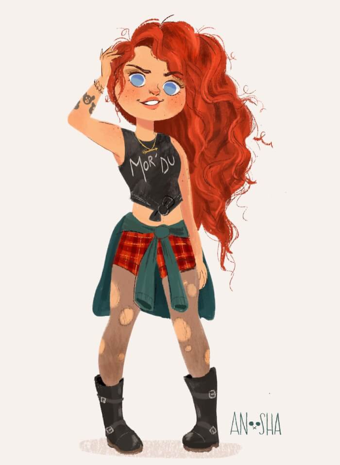 Artist Redesigns Disney Princesses As Millennials And The Results Are
