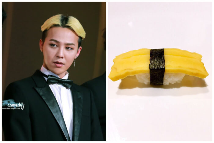 G-Dragon sushi hair