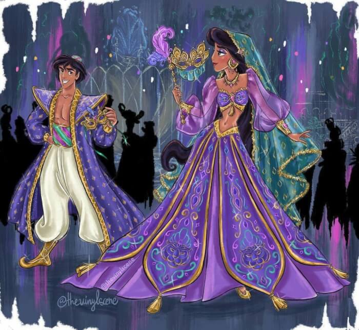 Jasmine and Aladdin (Aladdin)