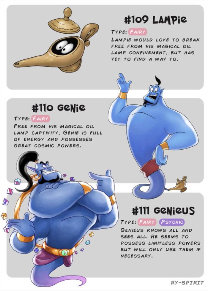 Genie in "Aladdin"