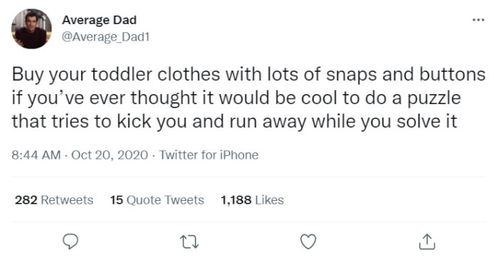dad tweets
