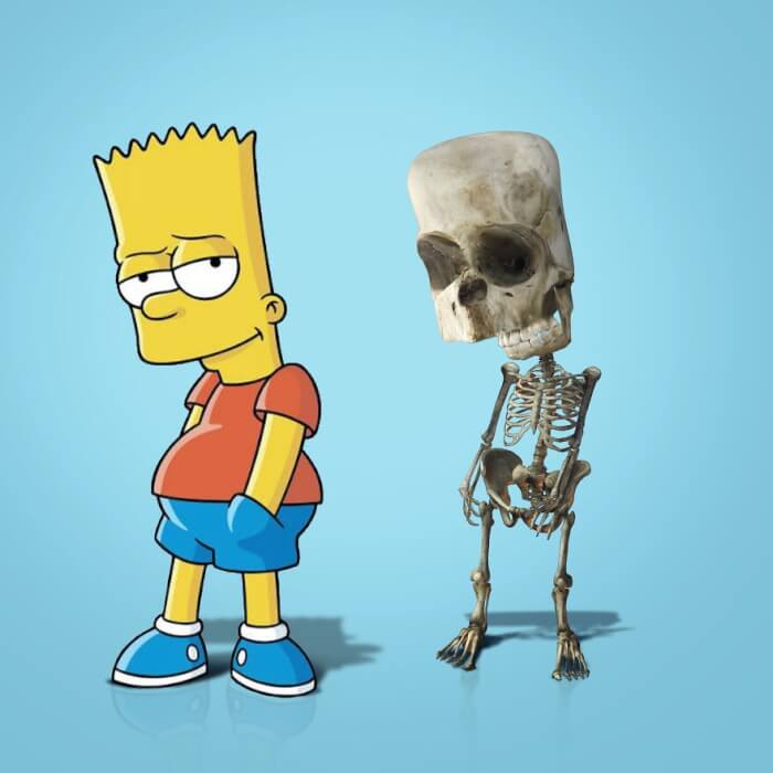 famous skeleton characters