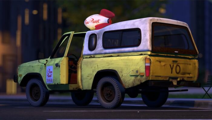 Pixar Movies, The pizza planet truck