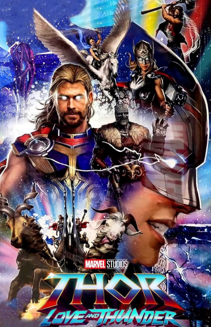 A leaked Thor Poster Of “Thor: Love And Thunder”