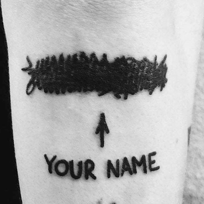 15 Clever Cover Up Ideas for Your Ex Name Tattoo  Removery