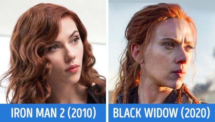 How Have The Avengers Changed?, Scarlett Johansson as Black Widow (Natasha Romanoff)