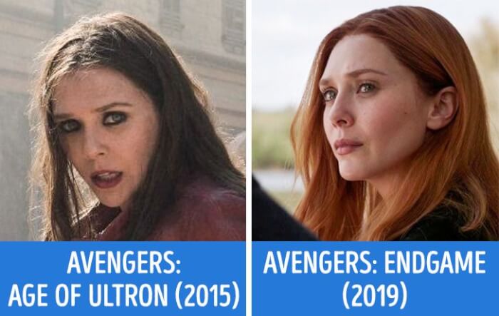 How Have The Avengers Changed?, Elizabeth Olsen as Scarlet Witch (Wanda Maximoff)