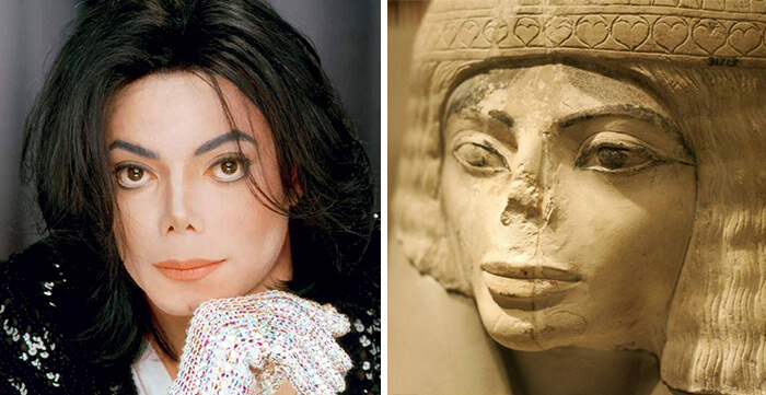 Michael Jackson Looks Like This Egyptian Statue