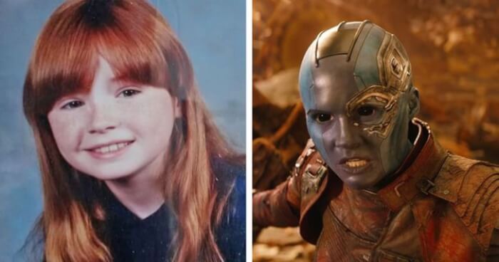 Childhood Photos Of Avengers Stars, Karen Gillan