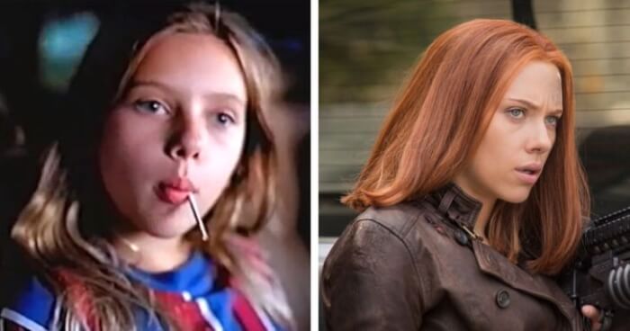 Childhood Photos Of Avengers Stars, Scarlett Johansson