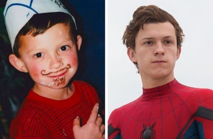 Childhood Photos Of Avengers Stars, Tom Holland