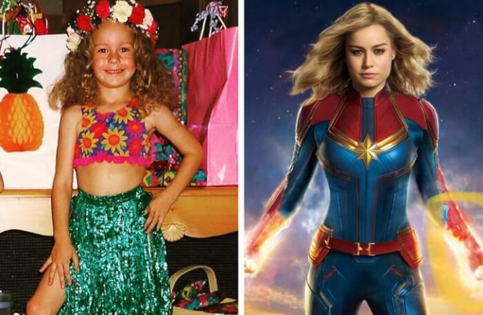 Childhood Photos Of Avengers Stars, Brie Larson