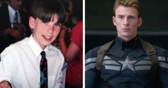 Childhood Photos Of Avengers Stars, Chris Evan