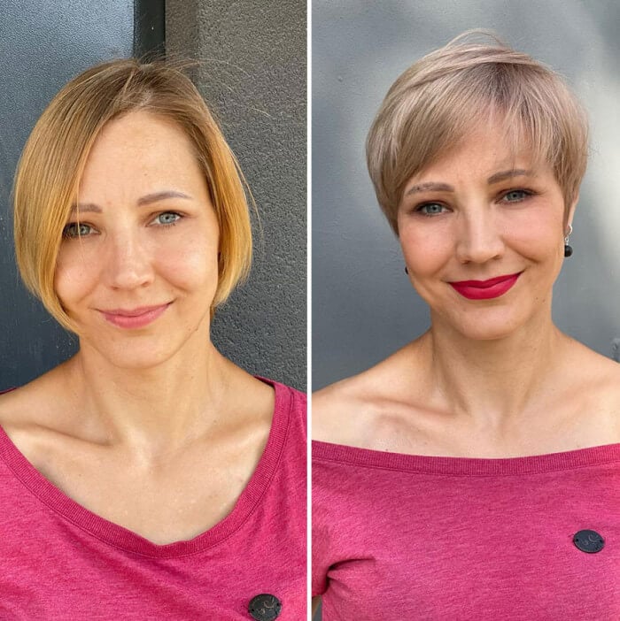 Jurgita Malakauskaitė's simple hair changes can result in a fresh look
