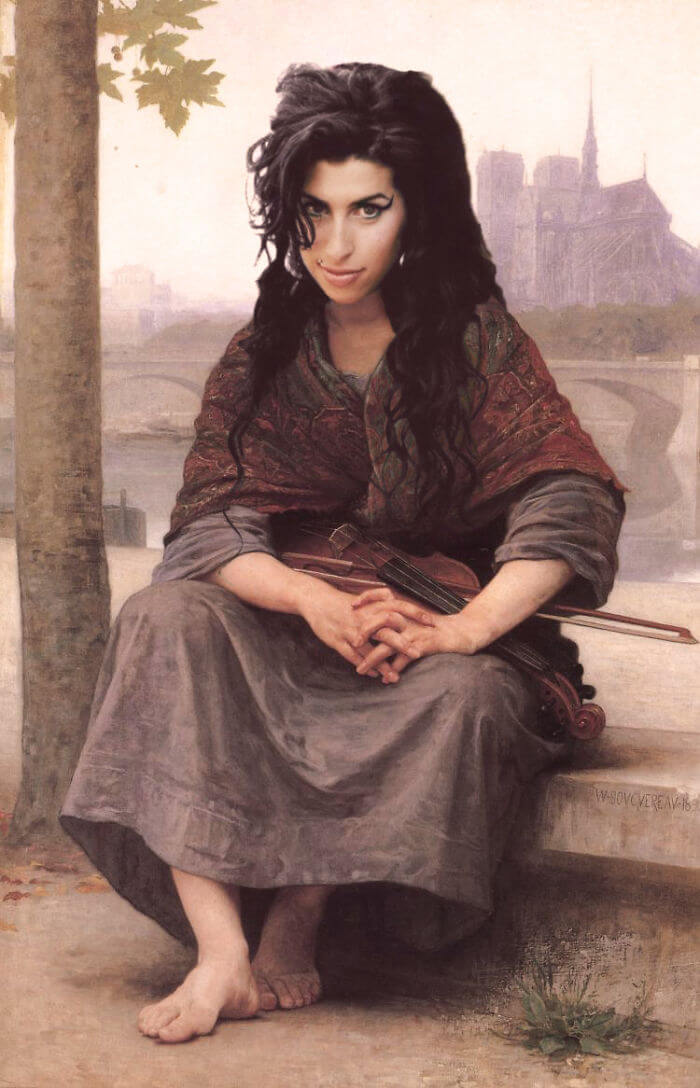 Renaissance classical paintings, Amy Winehouse
