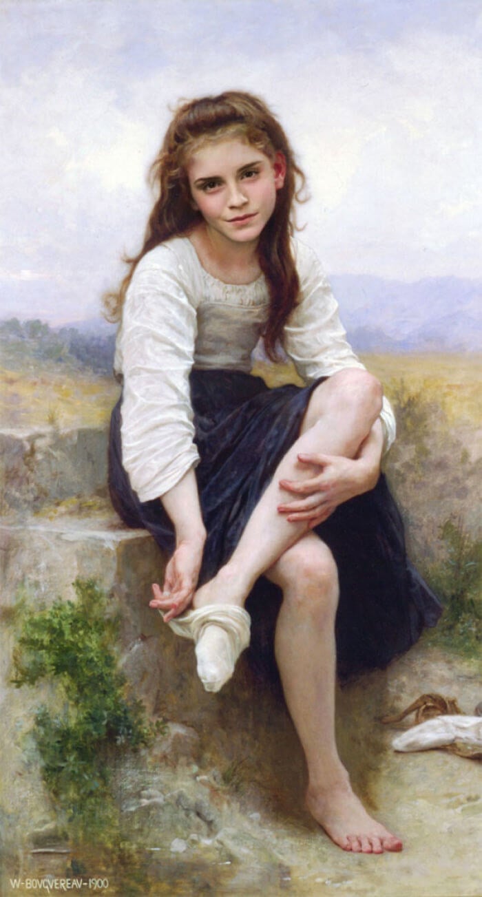 Renaissance classical paintings, Emma Watson
