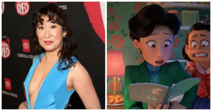 Voice Cast Of Pixar's Turning Red, Mei's mom Ming is voiced by  Sandra Oh