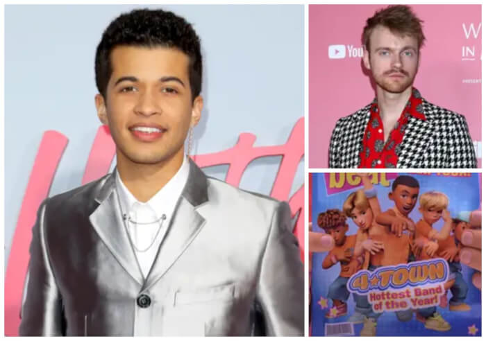 Voice Cast Of Pixar's Turning Red, Jordan Fisher, who plays Robaire, and Finneas, who plays Jesse