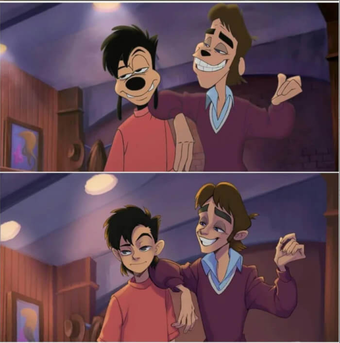 What If The Cast Of goofy movie characters Turned Into Humans?