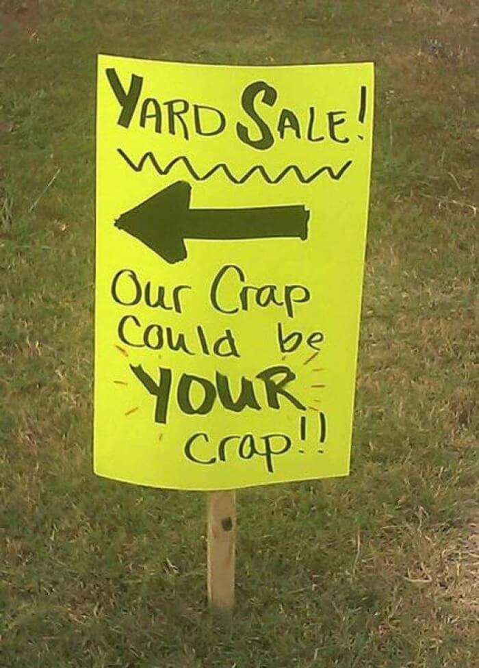 Crap for sale
