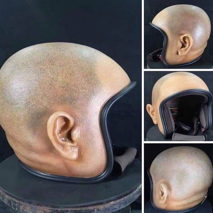 This nightmare of a helmet