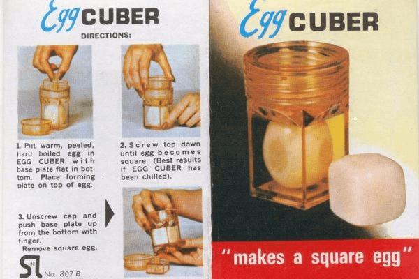 Egg cuber advertisement