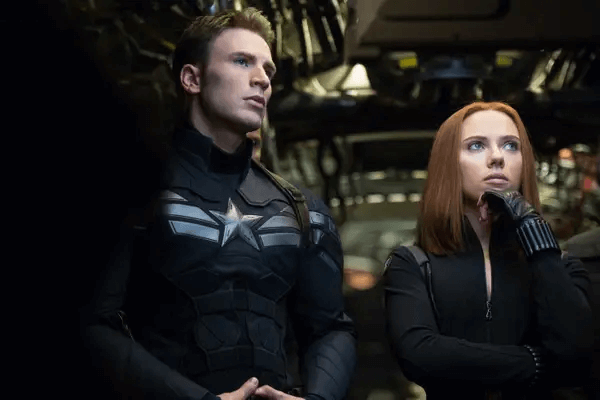 Pairs Of MCU's Actors, Black Widow and Captain America