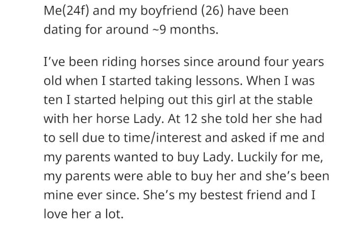 Girlfriend's Horse