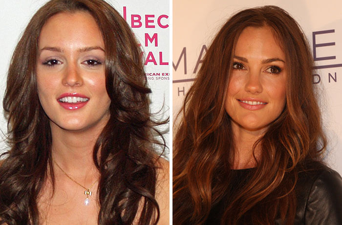 Uncanny Resemblances, Celebrity Pairs, Leighton Meester And Minka Kelly