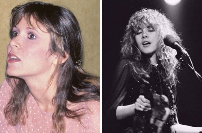Uncanny Resemblances, Celebrity Pairs, Carrie Fisher And Stevie Nicks