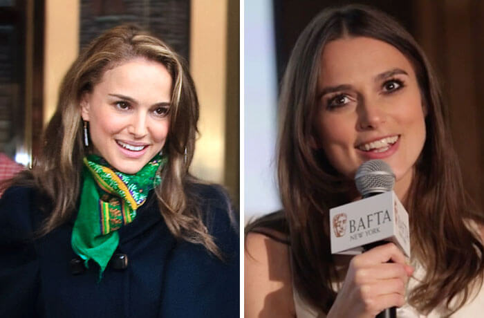Uncanny Resemblances, Celebrity Pairs, Natalie Portman And Keira Knightley