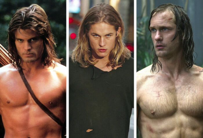 Tarzan, characters played by multiple actors