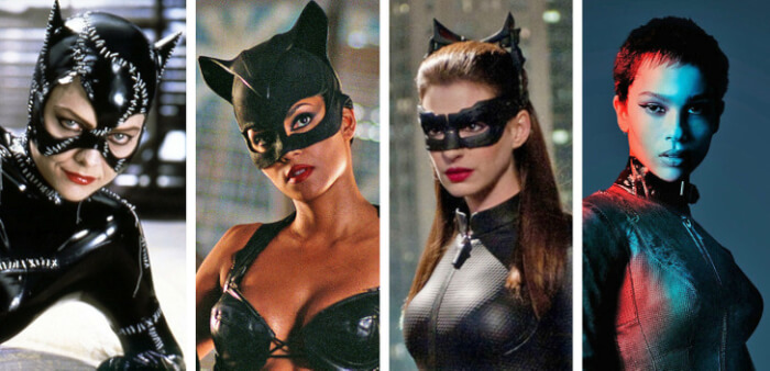 Catwoman, characters played by multiple actors