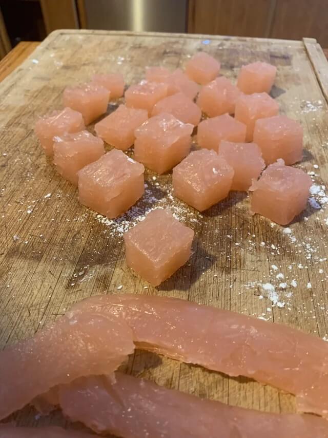My Turkish rosewater gummies look like sashimi